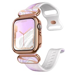 Case For Apple Watch 7/6/5/4/SE3/SE2/SE (40/41mm) I-BLASON Cosmo Luxe Series Stylish Protective Case with Adjustable Soft Strap