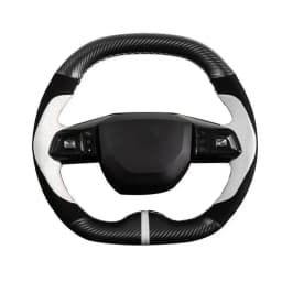 For MG4 Car Steering Wheel Cover For MG4 2022-23 MU LAN PU Leather AUTO Steering Wheel Cover For EV Car Interior Accessories