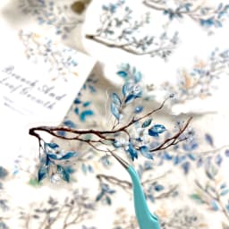 20 pcs Plant Branch Leaf Themed Sticker pack,Scrapbook,Photo Frame,Diary Stickers,DIY Decorative,Creative Stationery Stickers