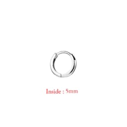 Single Minimal Gold Color Tiny Cartilage Hoop Earrings Glossy Earring Piercing Accessory Trendy Small Huggie Women Hoops For Men