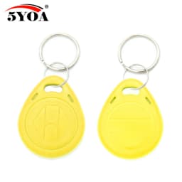 100pcs T5577 EM4305 RFID 125khz Key Keyfobs Copy Rewritable Writable Rewrite Duplicate Proximity ID Token Ring Blank Access