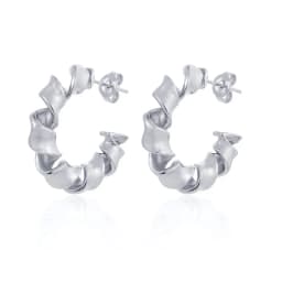 CRMYA Gold Silver Filled Hoop Earring CZ Zircon Heart Higgle Stud Earrings For Women Jewelry Earings Wholesale Aretes De Mujer