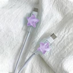 Korea Cute 3D Ocean Stars Change Charger Protector Cover Charger Line Protectors Organizer Winder Protector Cover Accessories