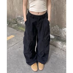 American Style Pure Cotton Work Pants Women's Spring Autumn Loose Straight Jazz Dance Wide Leg Floor-Length Pants