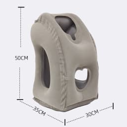 Portable Inflatable Travel Pillow Neck Support for Office Sleepouts Outdoor Camping F2 Naps Airplane Flights Train