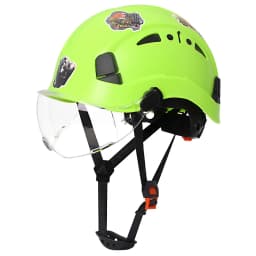 Construction Safety Helmet with Visor DIY Stickers For Engineer ABS Hard Hat Industrial Work Cap Rescue Head Protection CE ANSI