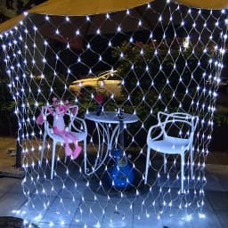 Waterproof 8 Modes LED Fish Net String Light Outdoor 2*2/3*2M Garland Fairy Curtain Lights for Garden Party Christmas Decoration
