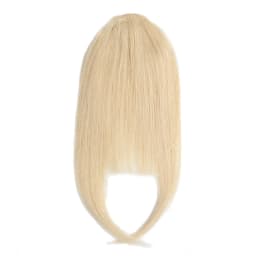 Human Hair Bangs Clip-In Hair Extension for Women 8inch 20g Front 3 clips in Straight Remy Natural Human Hair Fringe All Colors