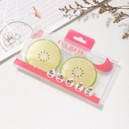 Fruit-Themed Reusable Gel Eye Mask – Hot & Cold Compress Pads for Eye Relaxation, Cooling & Warming Relief (Watermelon/Cucumber)