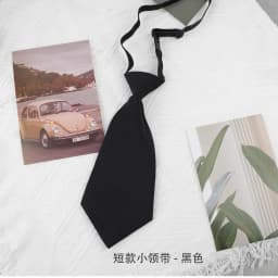 20cm Short Tie Women Kids Solid Red Black JK DK Ties Casul Shirt Accessories Bowknot Lazy-tie Girls Boys Small Necktie Cravat