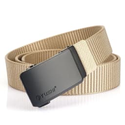 TUSHI New Nylon Belt Metal Automatic Buckle High Quality Men's Jeans Leather Belt Business Work Outdoor Tactical Belt for Men