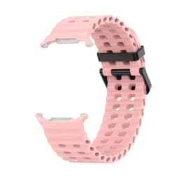 NEW Marine Silicone Strap for Samsung Watch Ultra 47mm Bracelet No Gaps Sport Two-Tone Band for Galaxy 8 Ultra Watchband Straps