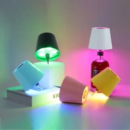 KFV Wireless Table Lamp Wine Bottles LED Bottle Light Outdoor Use Touch Control Desk Light For Restaurants Bars Festival Party