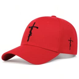2Pcs Unisex Cross Embroidery Baseball Caps Spring Autumn Outdoor Adjustable Casual Hats Dad Hat Sunscreen Hat Combo Set