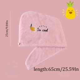 1PC Super Absorbent Quick-Dry Hair Towel Soft Bathroom Headwear for Women And Girls Cute Hair Accessory for Efficient Hair Dryin