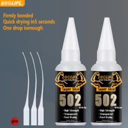 502 Super Glue Quick-drying Strong Cyanoacrylate Glue Is Used for DIY Handicraft Repair of Metal, Wood, Plastic and Ceramics.20g
