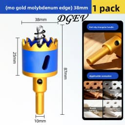 Woodworking Hole Saw Set, Electric Drill Dedicated Hole Saw Drill Bit, Wood Board, Stainless Steel, Gypsum Board Drilling Tool