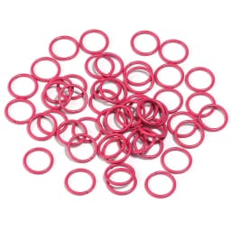 50pcs 8mm 10mm Colorful Single Loop Ring Metal Closed End Single Ring For Diy Jewelry Making Connectors Accessories Supplies