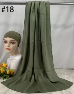 Mini Modal Hijab with Undercap Set Basic Stretchy Pullover Headscarf Thin Breathable Sunscreen Head Wrap Hijabs Scarf 165*50cm