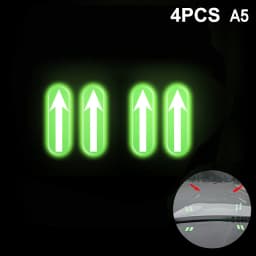 2pcs Car Parking Aid Guide Markers & Wheel Alignment Stickers,Low-Light Visibility Parking Lines, Beginner Driver Assistance
