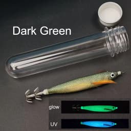 1pc 12.5cm Glow in The Dark Wood Shrimp Horizontal Squid Jig Egi Set UV Squid Lure Sea Cuttlefish Octopus Saltwater Tackle