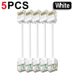 1-10PCS CAT6a Ethernet Cable LAN Super Light Cord UTP 10Gbps 550MHz High-speed Slim Ethernet Network Cable for PC Laptop Router