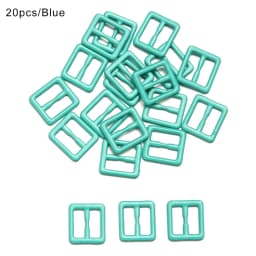 Newest 20Pcs Tri-glide Mini Buttons Metal Belt Buckle Doll Clothes Buttons Shoes Buckle For Blyth Doll Bags Clothing Accessory