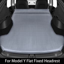 For Tesla Model 3 Model Y / YL 2026-2017 Inflatable Air Mattress Outdoor Camping Inflatable Special Suede Fabric Car Travel Bed