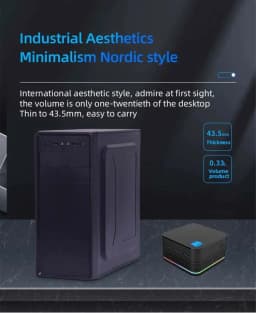 SZBOX T9 Plus Intel Twin Lake N150 Mini PC Windows 11 LPDDR5 8GB/16GB M.2 SSD Wifi BT RJ45*2 Desk Office MINI PC Gamer Computer