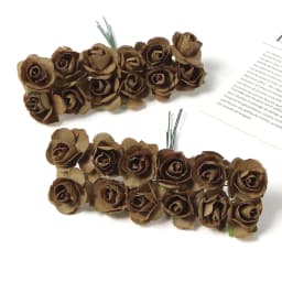Mini Artificial Rose Bouquet Paper Fake Flowers for Home Decor Wedding Decoration Christmas New Year 2023 Ornaments Accessories