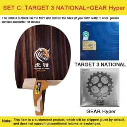 Original SANWEI Table Tennis Blade Su Style Tiger Claw Plus Series Penhold Racket Ping Pong Blade Professional Ping Pong Paddles