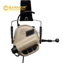 EARMOR M32 MOD4 Tactical Headset Anti Noise Headphones Aviation Communication Shooting Earphone