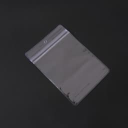 20pcs Transparent PVC Self-Sealing Bags with Hole Thickened Zipper Clear Plastic Storage Bags for Small Jewelry And Food Packagi