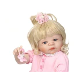 Latest 7 different models Reborn Doll Hair Wig DIY Reborn Baby doll Short and Curly Sticked Hair Wig DIY Doll Hair Accessories