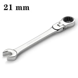 Flex-head Ratcheting Wrench Set,1Pcs Metric 6-24mm Chrome Vanadium Steel Universal Spanners for Car Repair Hand Tools
