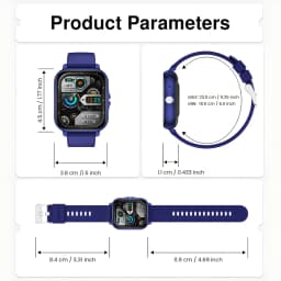 The Highly Sought-after Multi-functional Smartwatch of 2026 Features a Full Touch Display, Silicone Strap