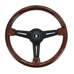 Universal 14 Inch Wood Grain Racing Steering Wheel 350mm Retro Deep Corn Drifting Sport Steering Wheels