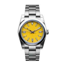 36/39mm Custom Relogio Masculino Custom logo Sapphire Crystal Automatic Men's Watch Japan NH35 Miyota Movement Green Luminous