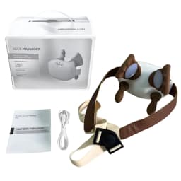 foreverlily Shoulder Neck Massager 4D Bionic Kneading Massage Shawl Neck Back Waist Leg Body Muscles Massage 3 Mode