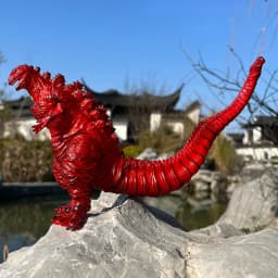 2024 New Godzilla VS King Kong Action Anime Figurie Large Godzilla King Ghidorah Soft Glue Monster Doll Model Ornaments Toys