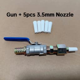 Valve Type Sand Blasting Gun Sandblast Nozzle for 5gallon Sandblast Tanks, Rust Cleaning Air Sandblasting Gun