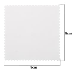 10*6.5cm/8*8cm 50pcs Silver Clean Polishing Cloth Soft Clean Wipe Wiping Cloth For Necklaces Rings Jewelry Clean Tool