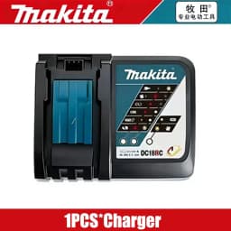 100% Original Makita Battery, 6.0Ah Rechargeable Battery 18V, Replacing Makita BL1830B L1840B L1850B L1860B, Power Tool Battery