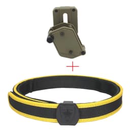 VULPO IPSC Belt & Left Right Speed Magazine Pouch Set Airsoft Competition Shooting Belt And Multi-Angle Rotation Mag Pouch