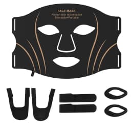Red Light Therapy 7 Colors Photon Face LED Mask Silicone LED Mask for Anti-Aging Wrinkles Skin Rejuvenation Beauty Mask