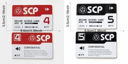 High Quantity Text Clear Letters Printed PVC SCP Hard Card Patches,top Hardboard,hardcard 8.5*5.5CM WF23461