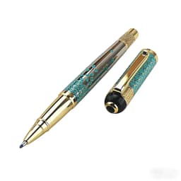 Jinhao 159 Luxury Yellow and Silver Clip Ballpoint Pen with Velvet Bag Free Shipping Rollerball Pens