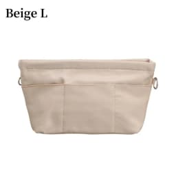 1Pcs New Storage Bags Insert Cosmetic Bag Felt with Zipped Top Linner Bag Portable Multi-Pocket Women Handbag Organizer Purse
