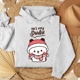 Bubu Dudu Bear Matching Couple Outfit Kawaii Men Women Fall Winter Hoodies Bubu Dudu Cute Printed Clothing Daily Life Apparel
