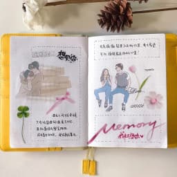Stickers 42pcs Cute Couple Stickers Hand-painted Characters Boys and Girls Love Album Diy Decoration Diary Computer Mobile Phone